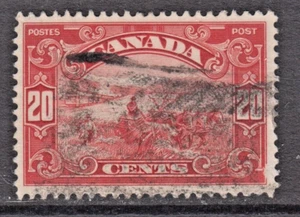% Canada Scott #157  20 cent Harvesting Wheat dark carmine "KGV Scroll"  F   - Picture 1 of 1