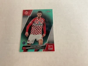 2021-22 Topps Chrome Bundesliga ANTON STACH RC ROOKIE Aqua Refractor /275 - Picture 1 of 1