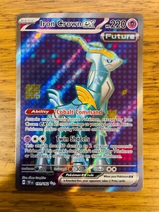 NEAR MINT! Iron Crown ex (191/162) Temporal Forces Full Art Pokemon Card! - Picture 1 of 4