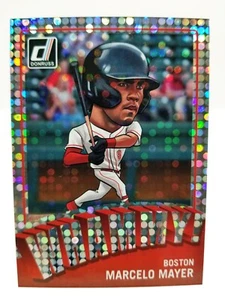 2023 Panini Donruss Marcelo Mayer #W2 Whammy Disco Holo SSP Boston Red Sox - Picture 1 of 5
