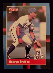 1988 Donruss 102 George Brett Kansas City Royals Baseball Card