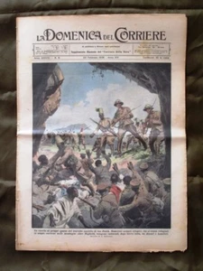 La Domenica del Corriere 23 Febbraio 1936 Etiopici Cattura Locomotiva Soldati - Picture 1 of 1