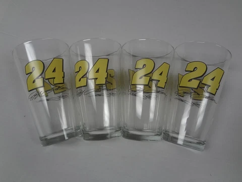 JEFF GORDON SET OF 4 NASCAR BEER CUPS GLASSES Cover