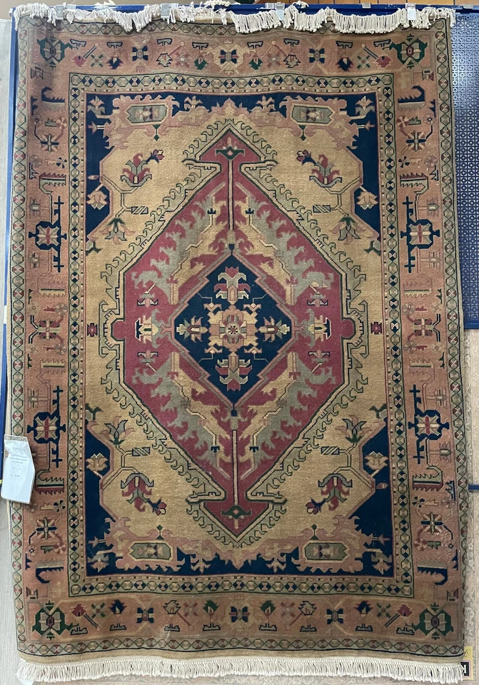 Couristan Antique Ottoman All Over Heriz - 5'6" X 8'0" Wool Brown Area Rug - Image 1 of 1