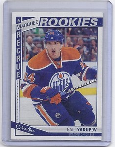 13-14 2013-14 O-PEE-CHEE NAIL YAKUPOV ROOKIE RC 501 EDMONTON OILERS