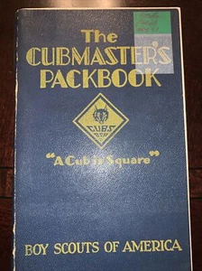 1939 Seventh Imprint Cubmaster's Packbook Cub Scouts BSA - Picture 1 of 4