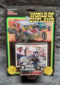 1993 RACING CHAMPIONS WORLD OF OUTLAWS 1:64 SPRINT CAR STEVE KINSER VALVOLINE 
