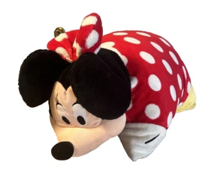 Pillow Pets Disney Store Minnie Mouse 18”x 18" Red/White Pet Plush Stuffed Toy - Picture 1 of 8