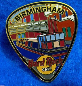 BIRMINGHAM *BARCAZA CANAL* CITY GUITAR PICK SERIE 2003 Hard Rock Café PIN LE - Imagen 1 de 1