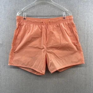 CDLP Swim Shorts Trunks 5" Mens Large Orange Cantaloupe Mesh Lined Drawstring - Picture 1 of 11