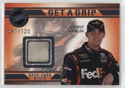 2009 Press Pass VIP Get a Grip Gloves /120 Denny Hamlin #GG-DH - Image 1 of 2