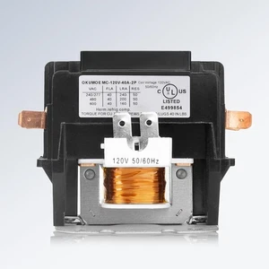120V AC Schütz 2-polig, 40Amp, Zweckrelais für HLK & Kompressor - Bild 1 von 5