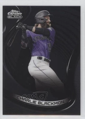 2022 Topps Chrome Black Charlie Blackmon #26 - Image 1 of 2