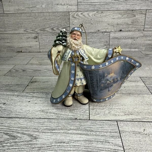 Thomas Kinkade Old World Frosty Santa Heiligabend Ornament Ashton Drake Neu mit Etikett - Bild 1 von 11
