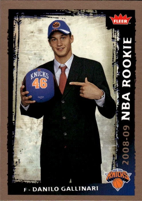2008-09 Fleer Danilo Gallinari #206 New York Knicks 20I - Image 1 of 2