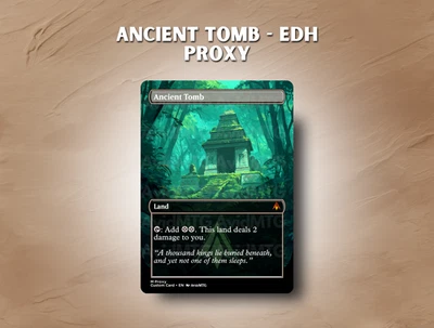 Ancient Tomb - Standard Art - Custom Magic: The Gathering Card - Image 1 of 4