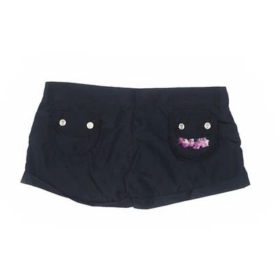 ¡NUEVO SIN ETIQUETAS! Pantalones cortos de tiro bajo negros Just Cavalli Beach talla grande Foto 1 de 4