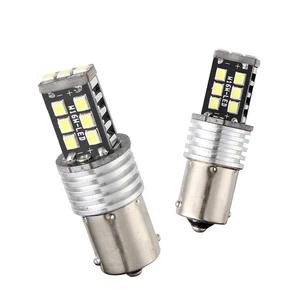 4PCS 1156 P21W BA15S 382 LED Reverse Light Sidelight Bulbs CANBUS Error Free 12V - Picture 1 of 8