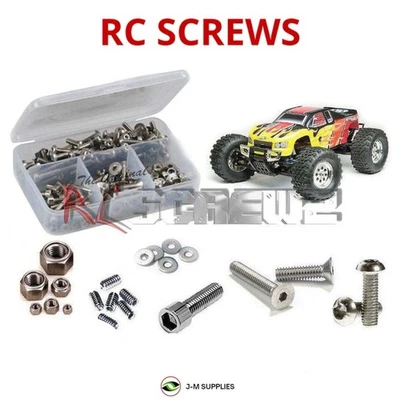 RCScrewZ Stainless Screw Kit ass029 for Associated Monster GT 8.0 / RTR MT | KIT - Image 1 of 4