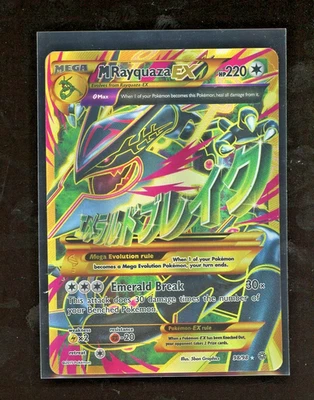 2015 Pokemon XY Ancient Origins M Mega Rayquaza EX 98/98 Full Art Holo Foil Rare - Image 1 of 2