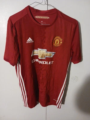 CAMISETA DE FÚTBOL LOCAL MANCHESTER UNITED 2016 2017 ADIDAS HOMBRE TALLA L Foto 1 de 4