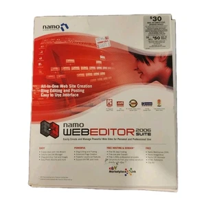 Vintage namo Web Editor 2006 Suite Software su CD - Foto 1 di 5