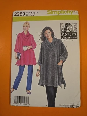 SIMPLICITY PATTERN 2289 MISSES' LOOSE-FITTING TUNIC & KNIT PANTS / Size XS-XXL - Image 1 of 3