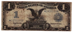 ****STAR**** 1899 $1.00 SILVER CERTIFICATE VG/F****STAR**** - Picture 1 of 2
