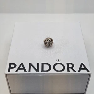 Original Pandora Charm Rosegold durchbrochene Herzen ALE R #780964 *GETRAGEN* - Bild 1 von 3