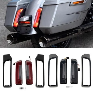 Saddlebag Fender LED Rear Light Side Street For Harley Glide/ Road Glide 2024 = - Picture 1 of 9