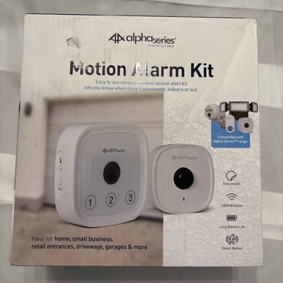 Swann Alpha Series Wireless Motion Sensor Unit & Chime. Easy Installation Both - Image 1 of 4