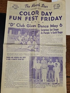 Periódico Denver North High School 1949 - The North Star - RARO intacto - Imagen 1 de 4
