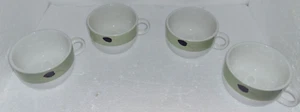 Set of four MAXAM hand painted coffee or soup mugs Made in Italy - Picture 1 of 5