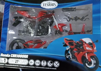 Testors Honda CBR1000RR 1:12 Scale Model Kit New Sealed Mint - Image 1 of 2