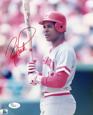 Barry Larkin Autographed 8x10 Photo (JSA) - Image 1 of 2