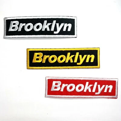 Brooklyn Patch New York Travel Artwork Emblem for DIY Iron on Clothes Backpack - Image 1 of 4