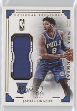 2015-16 Panini National Treasures NBA Material /99 Jahlil Okafor #19 Rookie RC