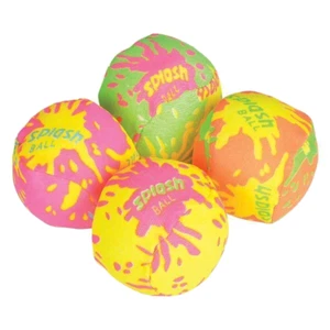 4 PACK - Water Splash Balls - POOL TOYS / BEACH TOY / WATER TOY / FUN / SPLASH - Picture 1 of 5