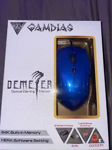 Wired Gaming Mouse For Computer | Blue | Pc | Plug And Play | - Picture 1 of 2