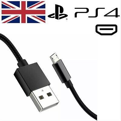1M Long PS4 Charger Cable For PlayStation 4 Controller Charging Lead Micro-USB • 3.71£