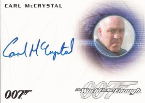 James Bond Archives 2015 - A260 Carl McCrystal "Trukhin" Autograph Card