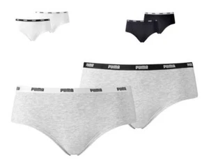  2-6er Pack PUMA  Damen Iconic Hipster Slip Mini Shorts String Größe S- L - Bild 1 von 7