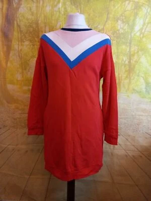 Johnnie Boden red cotton long sleeve Sweatshirt. UK girl's age 15, age 16 - Image 1 of 4