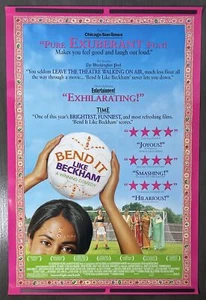 2002 BEND IT LIKE BECKHAM Original Film REVIEW Poster, 27X40 D/S, CHADHA, NAGRA - Picture 1 of 8