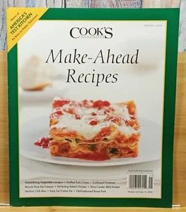 Cooks Illustrated Magazines Make-Ahead Recipes Spring 2010 - Imagen 1 de 10