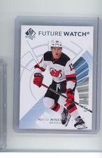 Nico Hischier 2017-18 Upper Deck UD SP Authentic Future Watch Rookie RC 145