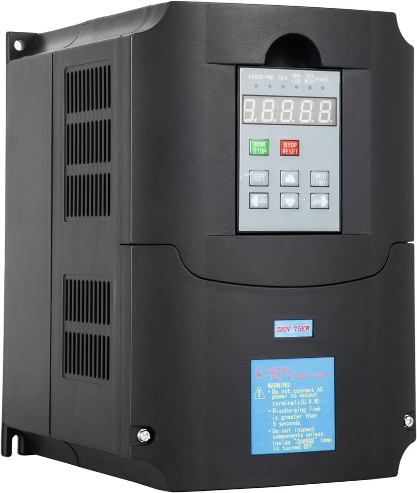 ZB-EQUIPMENT 7.5KW 10HP 220V Single To 3 Phase Variable Frequency Drive Inverter CNC VFD VSD