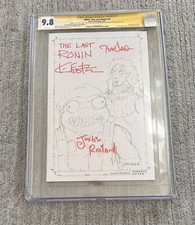 CGC SS 9.8 TMNT THE LAST RONIN #2 SIGNED KEVIN EASTMAN, JUSTIN ROILAND & WALTZ