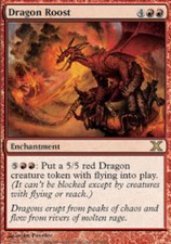 Dragon Roost - 10th Edition - LP, English MTG Magic FLAT RATE SHIP