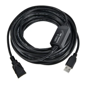 USB 2.0 Active Repeater Extension Extender Male to Female Cable Cord PC Mac 50FT - Picture 1 of 2